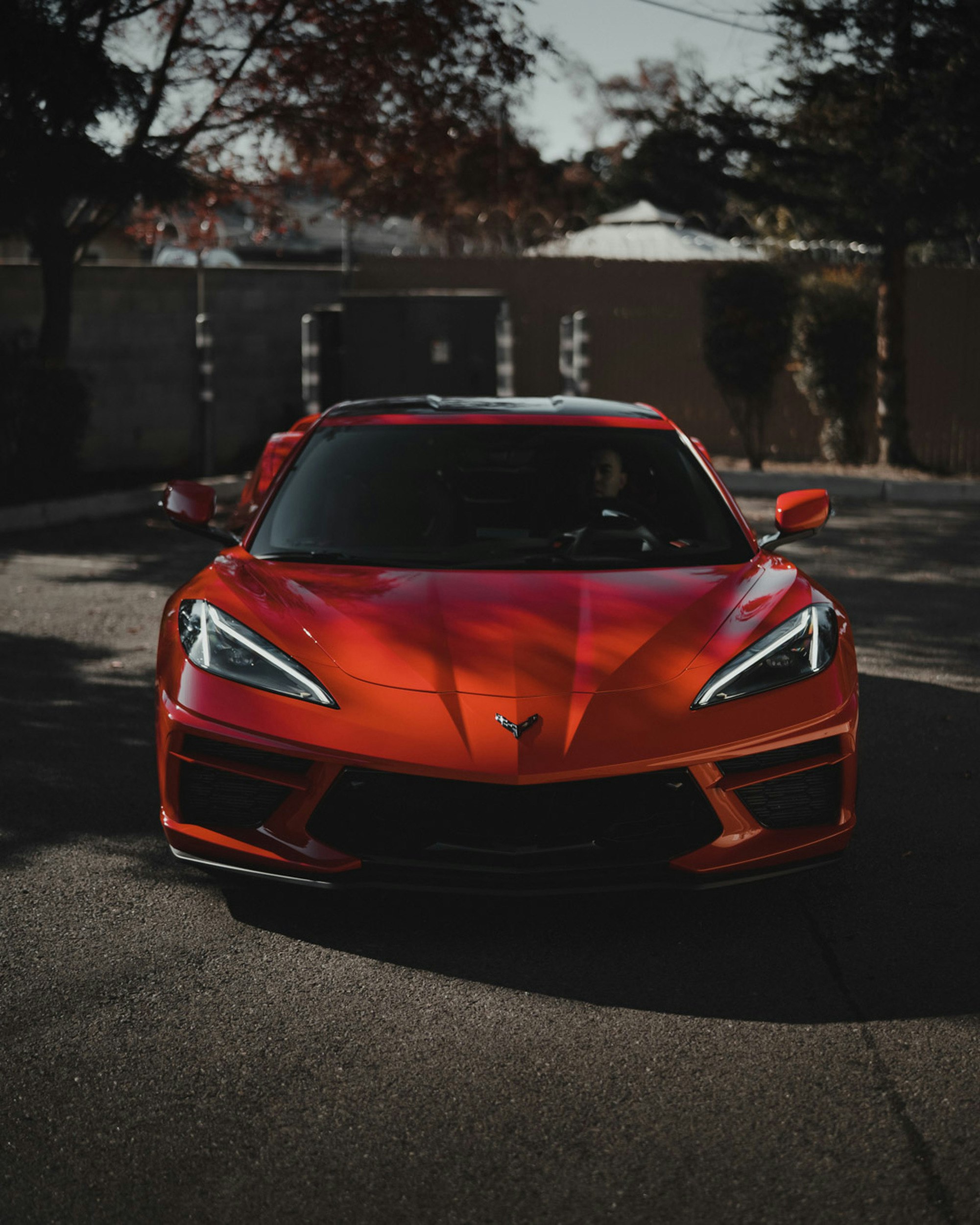 red ferrari sports car on road during daytime